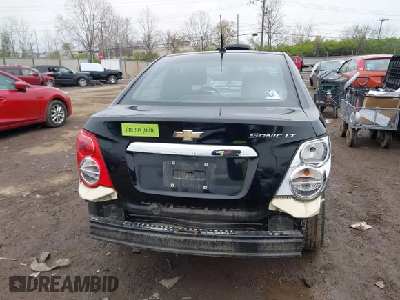 2012 Chevrolet Sonic LT with VIN 1G1JC5SH0C4129096, listed as a IAAI auction lot 42023621 with 45,517 mi miles and . Bid and sale history available at DreamBid. Image 16.