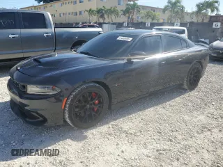 2019 Dodge Charger SRT Hellcat with VIN 2C3CDXL95KH571734, listed as a Copart auction lot 41389095 with 44,202 mi miles and Non Repairable. Bid and sale history available at DreamBid. Image 1.