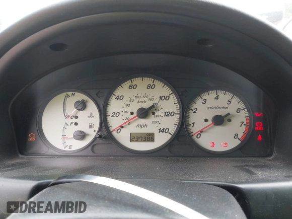 2002 Mazda Protege with VIN JM1BJ245021508764, listed as a IAAI auction lot 42198285 with 237,386 mi miles and . Bid and sale history available at DreamBid. Image 7.