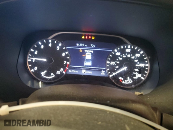 2023 Nissan Frontier S with VIN 1N6ED1CM1PN609767, listed as a Copart auction lot 57501225 with 36,700 mi miles and Salvage title. Bid and sale history available at DreamBid. Image 9.