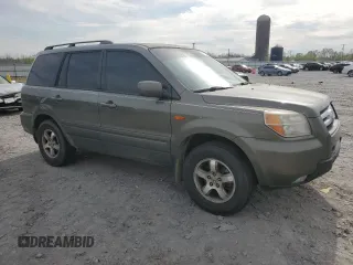 2008 Honda Pilot EX-L with VIN 5FNYF28768B007806, listed as a Copart auction lot 50718335 with 198,316 mi miles and Salvage Title. Bid and sale history available at DreamBid. Image 4.