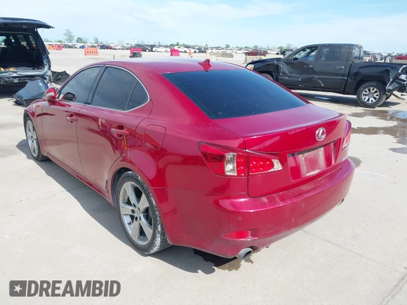 2011 Lexus IS 250 with VIN JTHBF5C2XB5135251, listed as a IAAI auction lot 41895924 with 207,215 mi miles and . Bid and sale history available at DreamBid. Image 3.