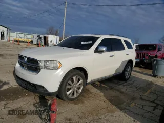 2011 Dodge Durango Crew with VIN 1D4SE4GT1BC705136, listed as a Copart auction lot 48529795 with 162,843 mi miles and Salvage Title. Bid and sale history available at carsss.com. Image 1.
