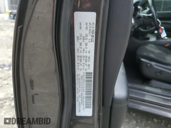 2019 Dodge Durango GT Plus with VIN 1C4RDJDG7KC755477, listed as a Copart auction lot 55584925 with 122,961 mi miles and Salvage title. Bid and sale history available at DreamBid. Image 13.
