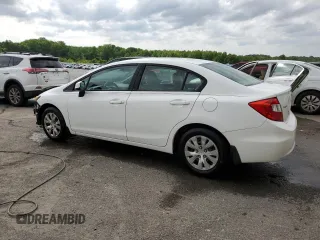2012 Honda Civic LX с VIN 19XFB2F57CE098877, выставлен на аукционе Copart как лот 56989265 с пробегом 136 036 миль миль и Списание • Salvage title. История ставок и продаж доступна на DreamBid. Изображение 2.