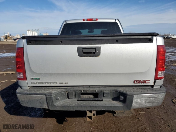 2012 GMC Sierra 1500 SLE with VIN 3GTP2VE70CG180057, listed as a Copart auction lot 46875355 with 185,090 mi miles and Salvage Title. Bid and sale history available at carsss.com. Image 6.