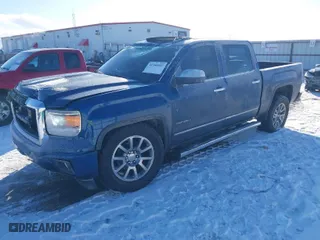 2015 GMC Sierra 1500 Denali with VIN 3GTU2WEJ8FG354918, listed as a IAAI auction lot 41540022 with 98,990 mi miles. Bid and sale history available at carsss.com. Image 2.