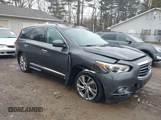 2014 Infiniti QX60 с VIN 5N1AL0MM7EC513708, выставлен на аукционе IAAI как лот 41431691 с пробегом 109 528 миль миль и . История ставок и продаж доступна на DreamBid. Изображение 1.