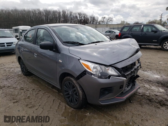 2023 Mitsubishi Mirage G4 ES with VIN ML32FUFJ9PHF00660, listed as a Copart auction lot 43284953 with 12,630 mi miles. Bid and sale history available at carsss.com. Image 4.
