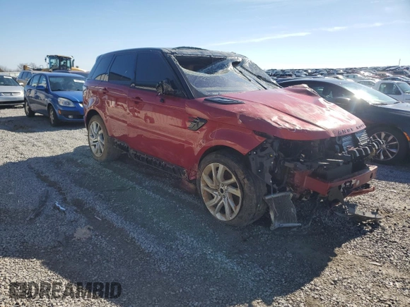 2019 Land Rover Range Rover Sport Dynamic with VIN SALWR2RE2KA865438, listed as a Copart auction lot 43042175 with 0 mi miles and Salvage Title. Bid and sale history available at carsss.com. Image 4.
