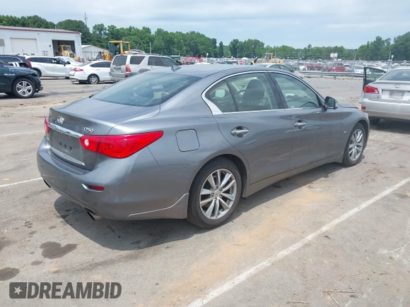 2017 Infiniti Q50 Premium with VIN JN1EV7AR3HM840309, listed as a IAAI auction lot 42301106 with 90,177 mi miles and . Bid and sale history available at DreamBid. Image 4.