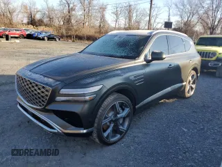 2025 Genesis GV80 Prestige with VIN KMUHEESC7SU212962, listed as a Copart auction lot 83525284 with 121 mi miles and Salvage Title. Bid and sale history available at DreamBid. Image 1.