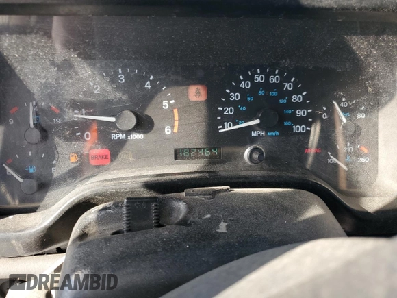 1997 Jeep Wrangler Sport with VIN 1J4FY19S0VP453959, listed as a Copart auction lot 44560295 with 182,464 mi miles and Salvage Title. Bid and sale history available at carsss.com. Image 9.