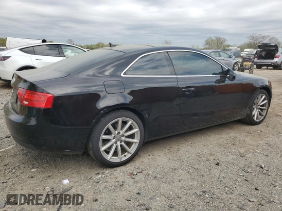 2015 Audi A5 Premium with VIN WAUCFAFR1FA033094, listed as a Copart auction lot 52738125 with 82,312 mi miles and Salvage Title. Bid and sale history available at carsss.com. Image 3.
