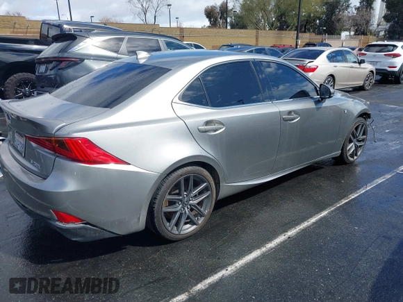 2017 Lexus IS 200t with VIN JTHBA1D22H5039970, listed as a IAAI auction lot 41743648 with 123,885 mi miles and . Bid and sale history available at DreamBid. Image 4.