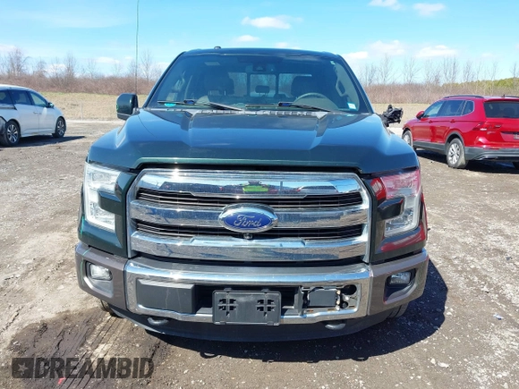 2015 Ford F-150 XLT with VIN 1FTEW1EGXFFC82332, listed as a IAAI auction lot 41922481 with 127,656 mi miles. Bid and sale history available at carsss.com. Image 12.