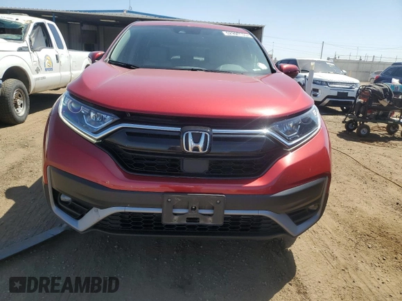 2021 Honda CR-V EX-L with VIN 2HKRW2H84MH646307, listed as a Copart auction lot 52990605 with 62,464 mi miles and Salvage Title. Bid and sale history available at DreamBid. Image 5.