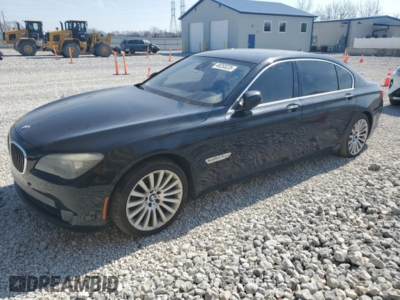 2012 BMW 7 Series 750Li xDrive with VIN WBAKC8C52CC437018, listed as a Copart auction lot 49253225 with 118,063 mi miles and Clean title. Bid and sale history available at DreamBid. Image 1.