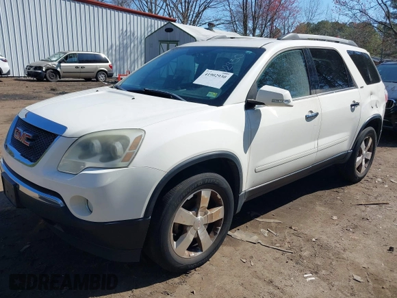 2012 GMC Acadia SLT2 with VIN 1GKKRSED8CJ287497, listed as a IAAI auction lot 41902930 with 217,064 mi miles. Bid and sale history available at carsss.com. Image 2.