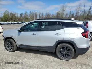 2022 GMC Terrain SLT z VIN 3GKALVEV6NL194805, wystawiony jako Copart lot #55059885 z przebiegiem 23 335 mil mil oraz Szkody całkowita. Historia ofert i sprzedaży dostępna na DreamBid. Obrazek 2.