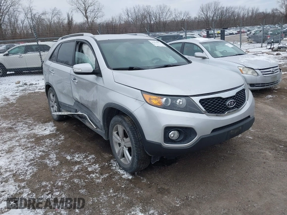 2012 Kia Sorento EX with VIN 5XYKUDA20CG284796, listed as a IAAI auction lot 41414017 with 120,345 mi miles. Bid and sale history available at carsss.com. Image 1.