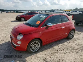 2016 FIAT 500 Lounge z VIN 3C3CFFER9GT122184, wystawiony jako Copart lot #61877895 z przebiegiem 49 071 mil mil oraz Szkoda całkowita • Salvage title. Historia ofert i sprzedaży dostępna na DreamBid. Obrazek 1.
