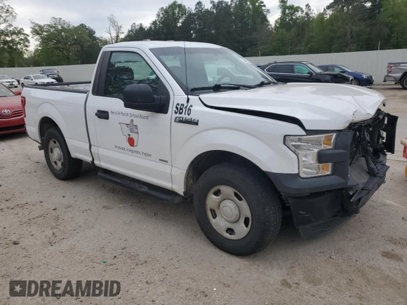 2016 Ford F-150 XL with VIN 1FTMF1CPXGKD34131, listed as a Copart auction lot 50490935 with 117,421 mi miles and Salvage Title. Bid and sale history available at carsss.com. Image 4.