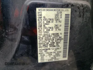 2008 Nissan Xterra S z VIN 5N1AN08W98C521867, wystawiony jako Copart lot #51541065 z przebiegiem 233 500 mil mil oraz Czysty tytuł • Clean title. Historia ofert i sprzedaży dostępna na DreamBid. Obrazek 13.
