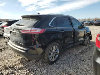 2019 Ford Edge Titanium with VIN 2FMPK4K96KBC59892, listed as a Copart auction lot 48621995 with 114,409 mi miles and Salvage Title. Bid and sale history available at carsss.com. Image 3.