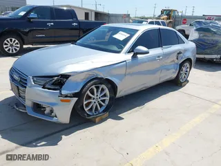 2019 Audi A4 Premium with VIN WAUGMAF40KN002742, listed as a IAAI auction lot 41902534 with 87,165 mi miles. Bid and sale history available at carsss.com. Image 2.
