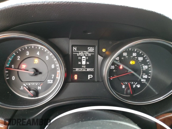 2013 Jeep Grand Cherokee Limited with VIN 1C4RJEBG8DC656947, listed as a Copart auction lot 43568225 with 89,114 mi miles and Salvage Title. Bid and sale history available at carsss.com. Image 9.