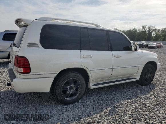 2006 Lexus LX 470 z VIN JTJHT00W564011069, wystawiony jako Copart lot #54151835 z przebiegiem 381 667 mil mil oraz Czysty tytuł • Clean title. Historia ofert i sprzedaży dostępna na DreamBid. Obrazek 3.