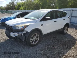 2018 Ford Escape S with VIN 1FMCU0F70JUA46682, listed as a Copart auction lot 51461325 with 43,891 mi miles and Salvage Title. Bid and sale history available at carsss.com. Image 1.