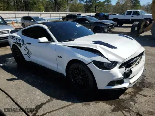 2017 Ford Mustang GT with VIN 1FA6P8CF1H5343036, listed as a Copart auction lot 49538985 with 99,802 mi miles and Salvage Title. Bid and sale history available at carsss.com. Image 4.