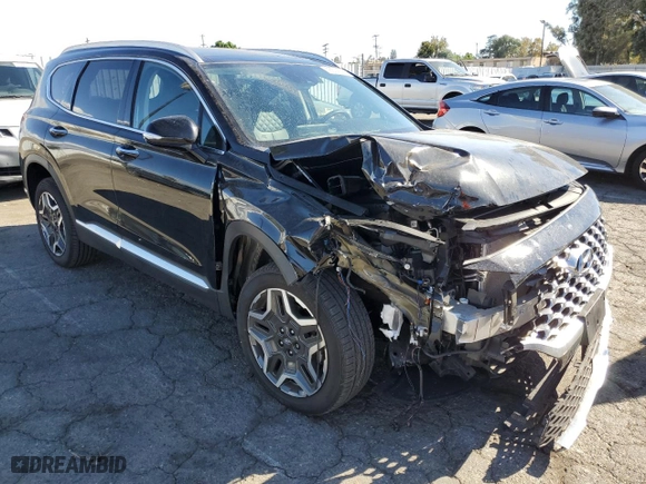 2021 Hyundai Santa Fe Hybrid SEL Premium with VIN KM8S3DA19MU012771, listed as a Copart auction lot 78524284 with NaN miles and Salvage Title. Bid and sale history available at carsss.com. Image 4.