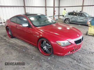 2004 BMW 6 Series 645Ci with VIN WBAEH73484B215624, listed as a IAAI auction lot 41935005 with 125,780 mi miles. Bid and sale history available at carsss.com. Image 1.