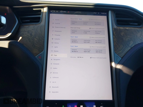 2020 Tesla Model S Long Range with VIN 5YJSA1E26LF410779, listed as a IAAI auction lot 41241192 with 68,764 mi miles and . Bid and sale history available at DreamBid. Image 7.