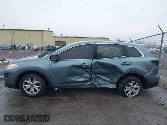 2012 Mazda CX-9 Sport with VIN JM3TB3BV9C0366505, listed as a IAAI auction lot 41474588 with 161,079 mi miles and . Bid and sale history available at DreamBid. Image 14.