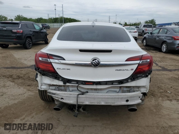 2016 Buick Regal Premium II with VIN 2G4GS5GX6G9191492, listed as a Copart auction lot 57772935 with 56,469 mi miles and Clean title. Bid and sale history available at DreamBid. Image 6.