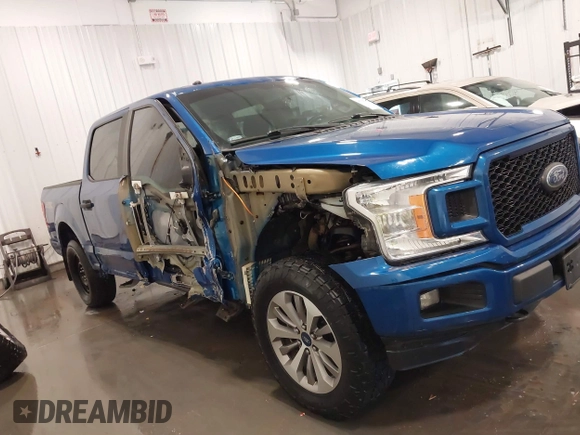 2018 Ford F-150 XL with VIN 1FTEW1EP0JKC63398, listed as a IAAI auction lot 41758777 with 74,961 mi miles. Bid and sale history available at carsss.com. Image 14.