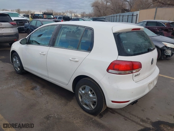 2010 Volkswagen Golf with VIN WVWDB7AJ6AW406990, listed as a IAAI auction lot 41506320 with 152,692 mi miles. Bid and sale history available at carsss.com. Image 3.