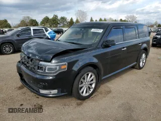 2015 Ford Flex Limited z VIN 2FMHK6D88FBA09273, wystawiony jako Copart lot #53300425 z przebiegiem Nie podano mil oraz Szkoda całkowita • Salvage title. Historia ofert i sprzedaży dostępna na DreamBid. Obrazek 1.