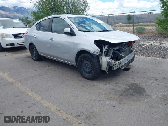 2013 Nissan Versa S Plus with VIN 3N1CN7AP5DL860166, listed as a IAAI auction lot 42272580 with 155,510 mi miles and . Bid and sale history available at DreamBid. Image 1.