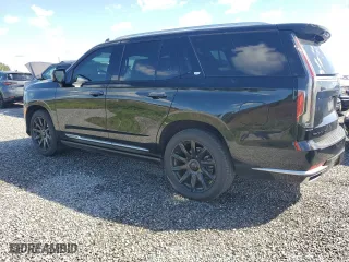 2021 Cadillac Escalade Premium Luxury Platinum with VIN 1GYS3DKL7MR168745, listed as a Copart auction lot 76098144 with 59,423 mi miles and Non Repairable. Bid and sale history available at carsss.com. Image 2.