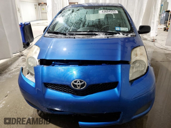 2010 Toyota Yaris with VIN JTDJT4K33A5281662, listed as a Copart auction lot 43604555 with 187,029 mi miles and Salvage Title. Bid and sale history available at DreamBid. Image 5.