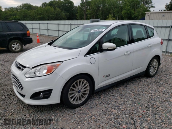 2016 Ford C-Max Energi SEL with VIN 1FADP5CUXGL117043, listed as a Copart auction lot 63949323 with 86,944 mi miles. Bid and sale history available at carsss.com. Image 1.