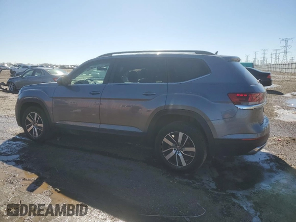 2022 Volkswagen Atlas SE with VIN 1V2LP2CAXNC515083, listed as a Copart auction lot 48060355 with 74,719 mi miles and Salvage title. Bid and sale history available at DreamBid. Image 2.