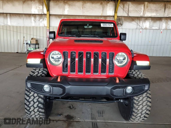 2021 Jeep Gladiator Mojave with VIN 1C6JJTEG5ML550850, listed as a Copart auction lot 60851975 with 33,039 mi miles and Clean title. Bid and sale history available at DreamBid. Image 5.