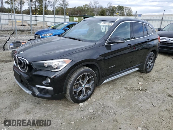 2017 BMW X1 xDrive28i with VIN WBXHT3C37H5F76447, listed as a Copart auction lot 67991792 with 84,189 mi miles. Bid and sale history available at carsss.com. Image 1.