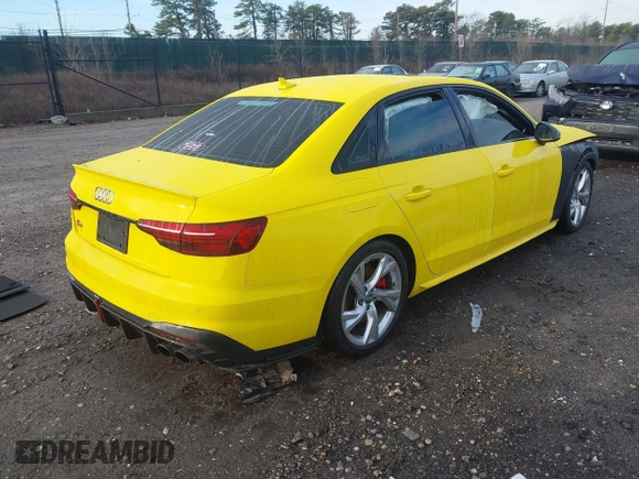 2020 Audi S4 Premium Plus with VIN WAUB4AF40LA056318, listed as a IAAI auction lot 41843375 with 30,336 mi miles. Bid and sale history available at carsss.com. Image 4.